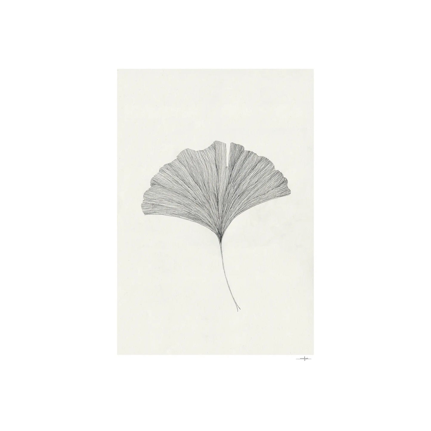 The Poster Club Ginkgo Leaf Poster 40x50