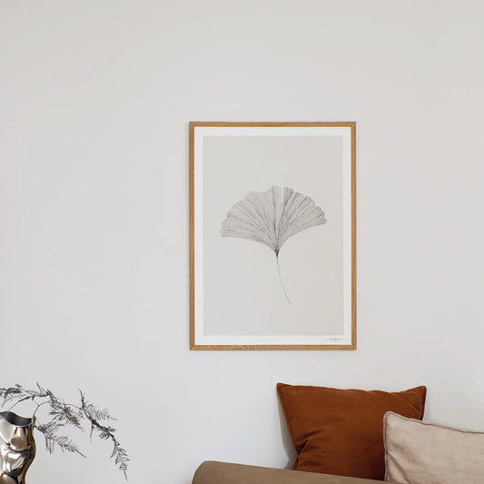 The Poster Club Ginkgo Leaf Poster 50x70