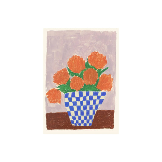 The Poster Club Orange Flowers Poster 50x70