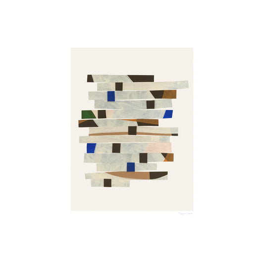 The Poster Club Cut up Stripes Poster 100x140