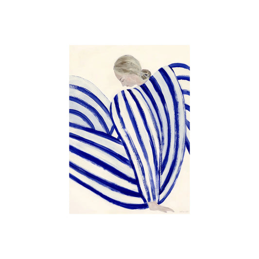 The Poster Club Blue Stripe At Concorde Poster 100x140
