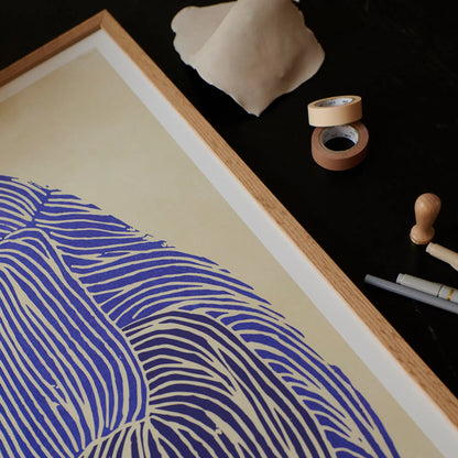 The Poster Club Deep Blue Poster 50x70