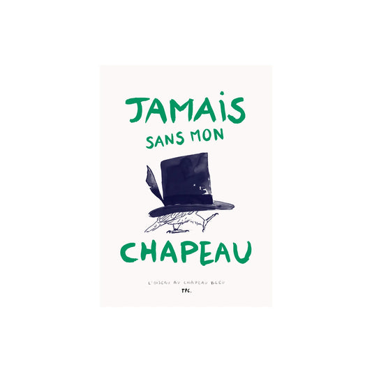 The Poster Club L'Oiseau au Chapeau Bleu Poster 70x100