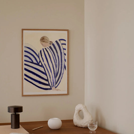 The Poster Club Blue Stripe At Concorde Poster 100x140
