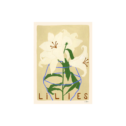 The Poster Club Lilies Poster 50x70