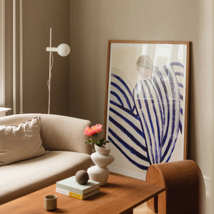 The Poster Club Blue Stripe At Concorde Poster 70x100