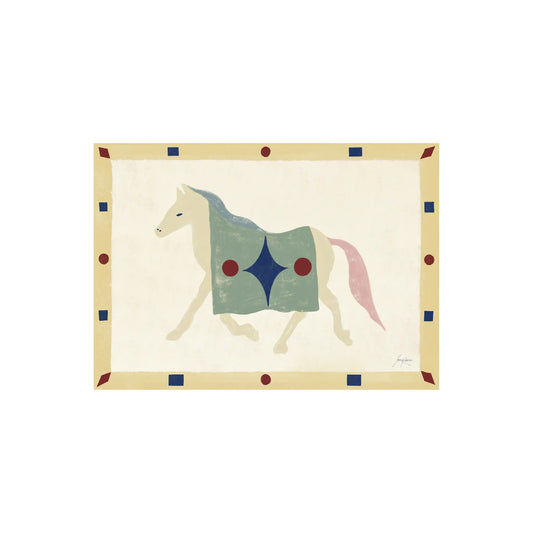 The Poster Club Horse Geometri Poster 100x140