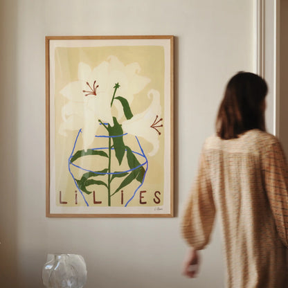 The Poster Club Lilies Poster 50x70