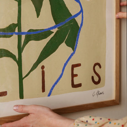 The Poster Club Lilies Poster 50x70