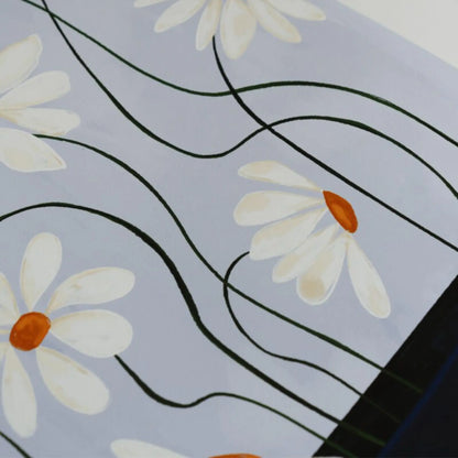 The Poster Club Daisies in Blue Vase Poster 50x70