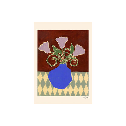 The Poster Club Purple Flowers Poster 50x70