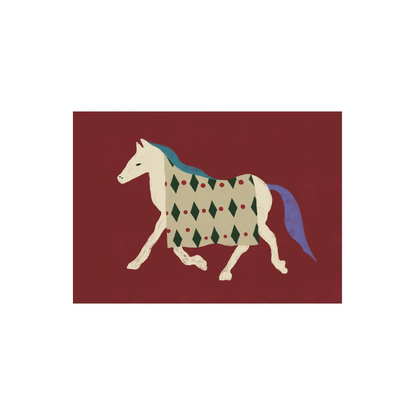 The Poster Club Horse Bordo Poster 100x140