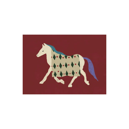 The Poster Club Horse Bordo Poster 100x140