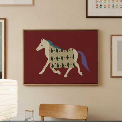 The Poster Club Horse Bordo Poster 100x140