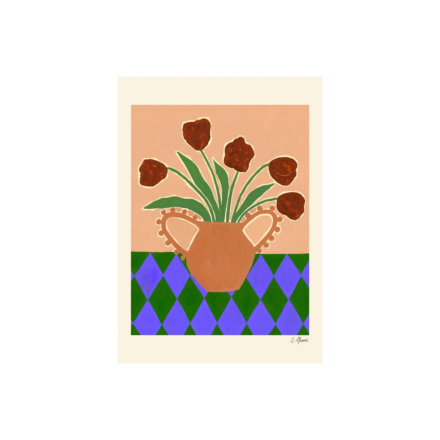 The Poster Club Red Tulips Poster 70x100
