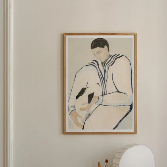 The Poster Club Man and Dog Poster 100x140