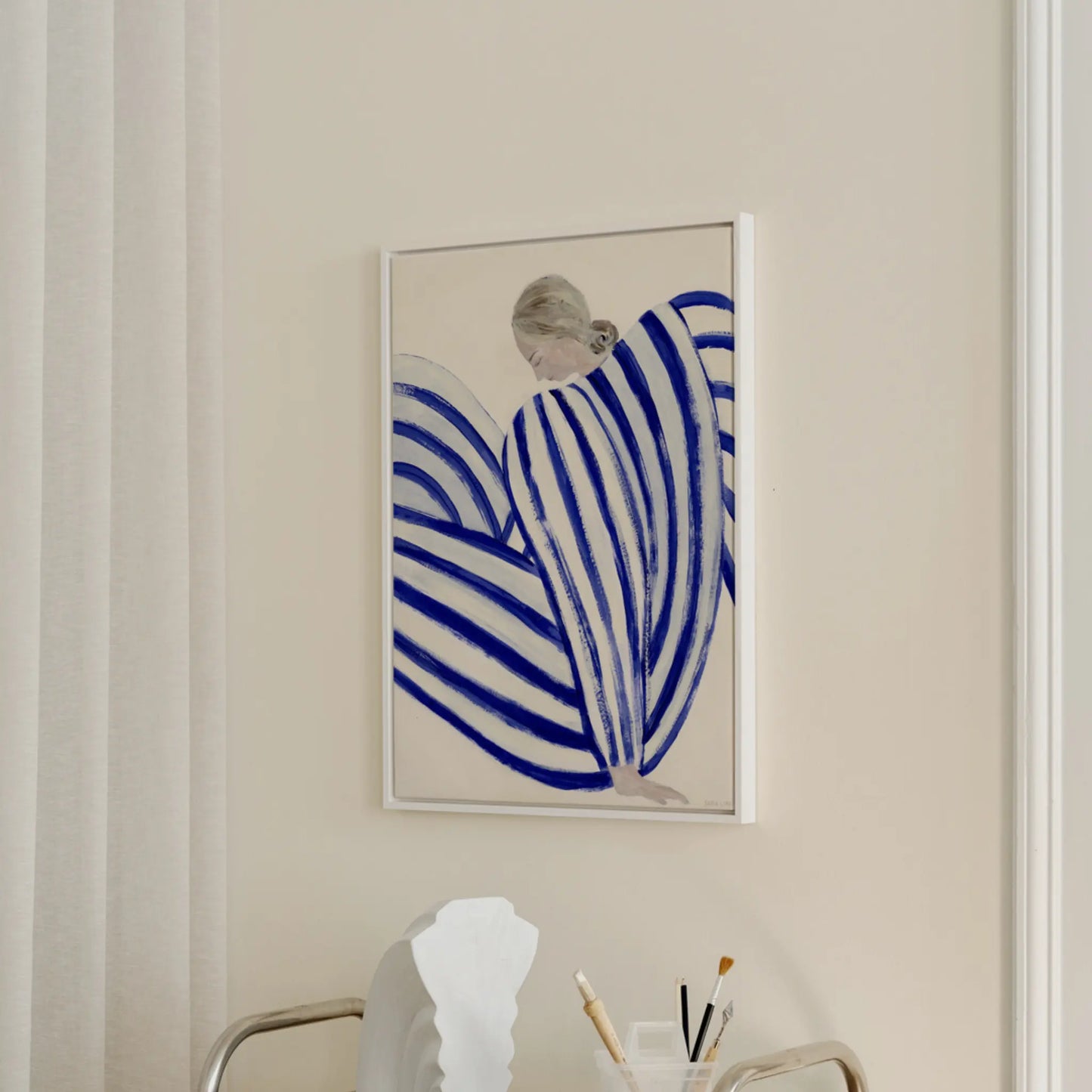 The Poster Club Blue Stripe At Concorde Poster 70x100