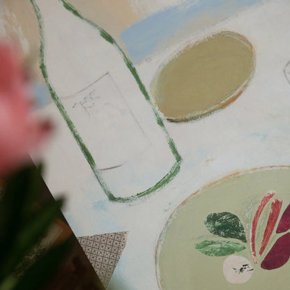 The Poster Club Fleurs Jaunes Poster 50x70