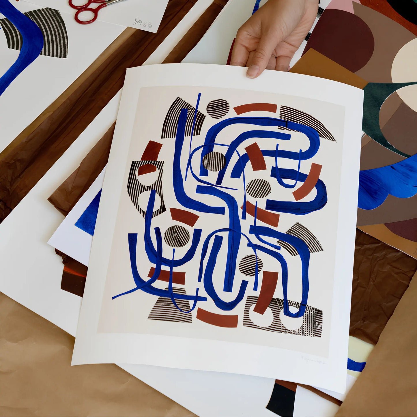 The Poster Club Circling Pieces 70x100
