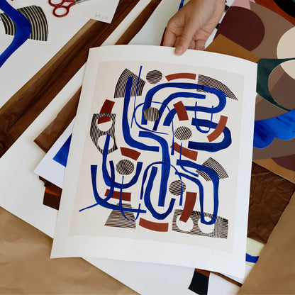 The Poster Club Circling Pieces 70x100