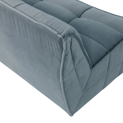 vtwonen Cluster 3-Sitssoffa Sammet, Turquoise Blue
