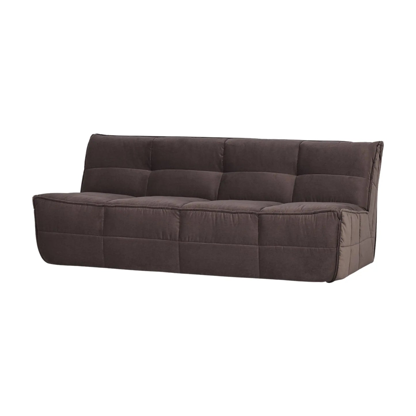 vtwonen Cluster 3-Sitssoffa Sammet, Chocolate Brown