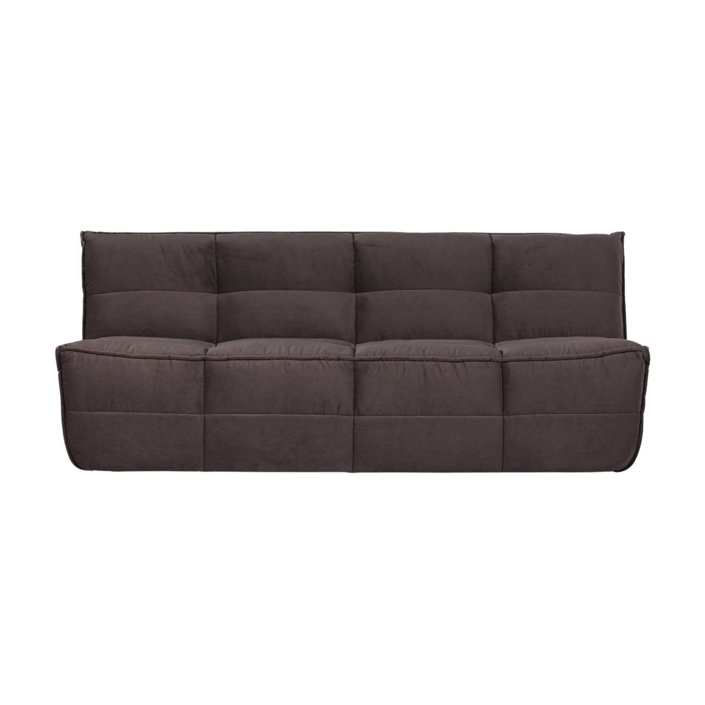 vtwonen Cluster 3-Sitssoffa Sammet, Chocolate Brown