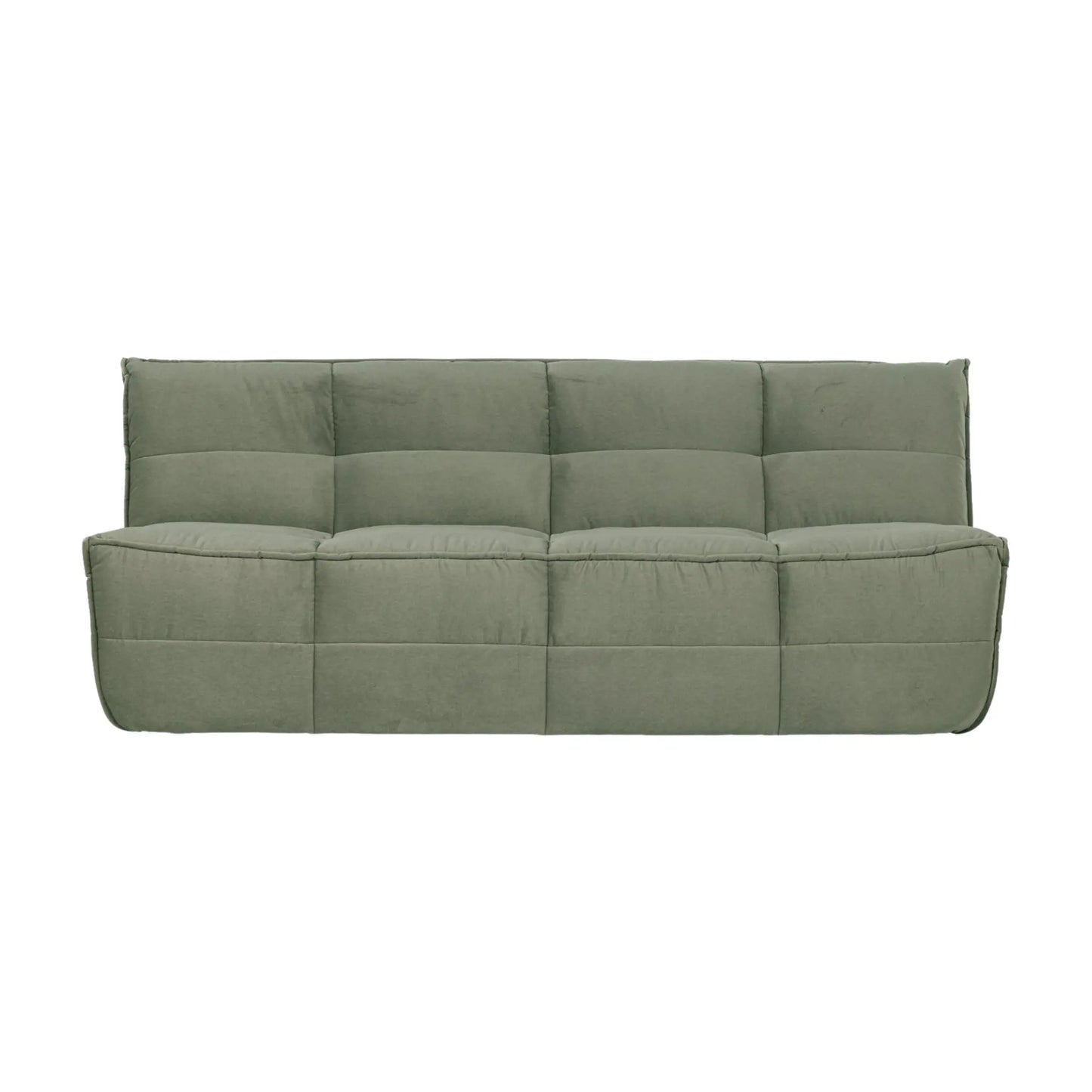 vtwonen Cluster 3-Sitssoffa Sammet, Pistachio Green