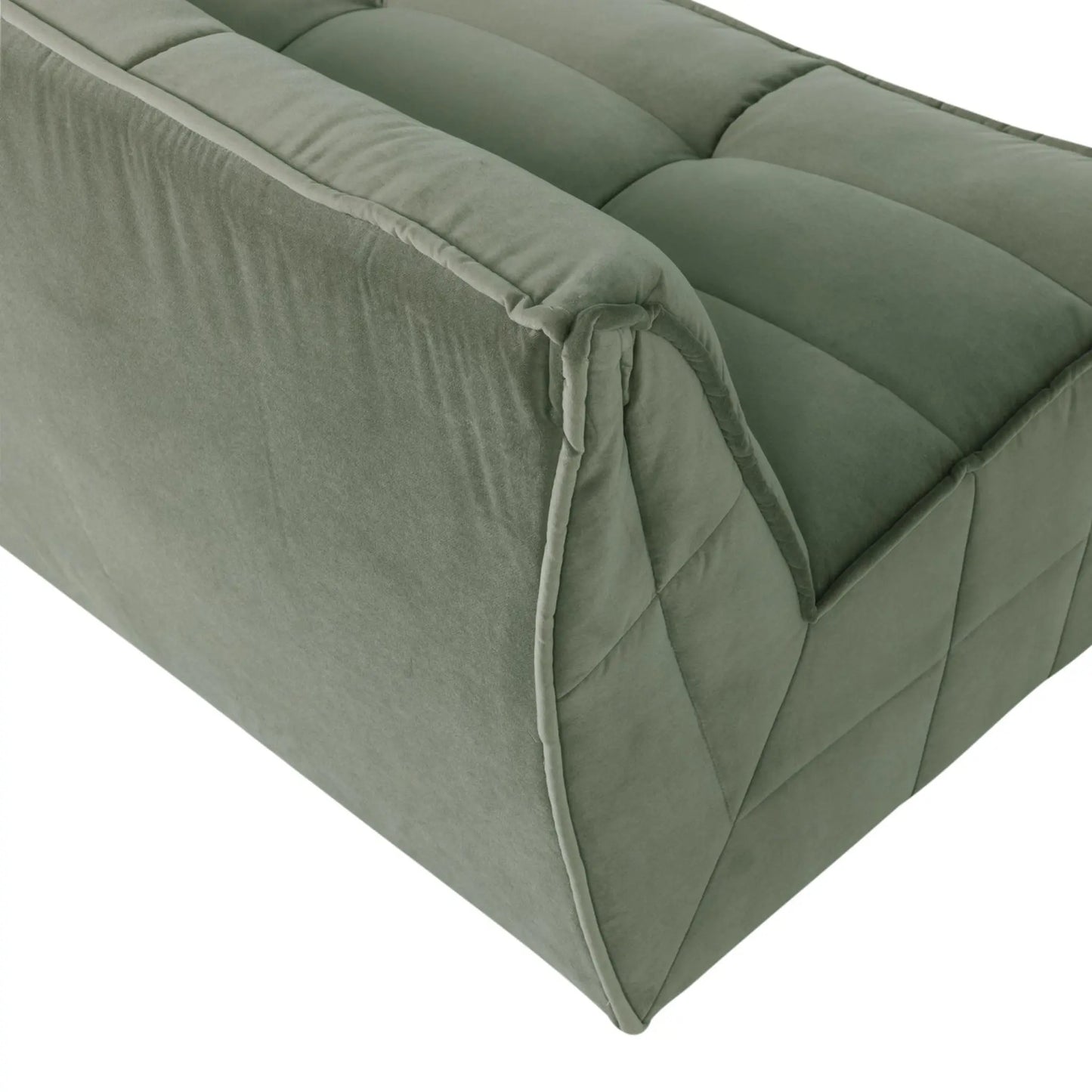vtwonen Cluster 3-Sitssoffa Sammet, Pistachio Green