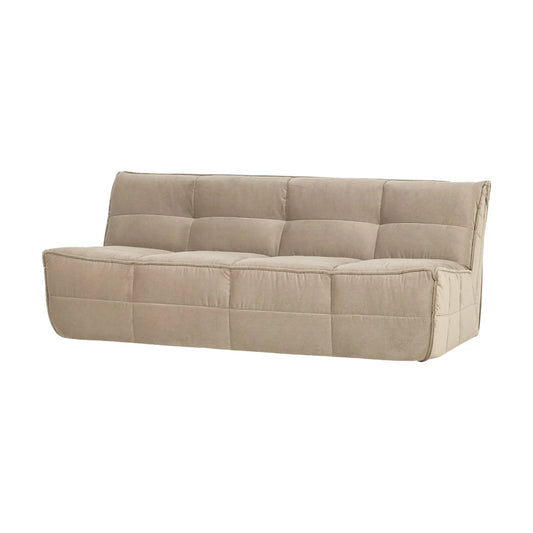 vtwonen Cluster 3-Sitssoffa Sammet, Soft Beige