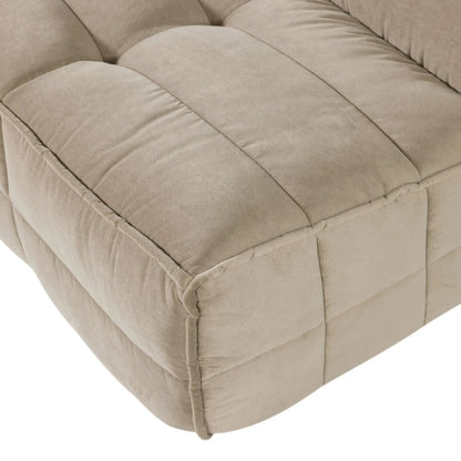 vtwonen Cluster 3-Sitssoffa Sammet, Soft Beige