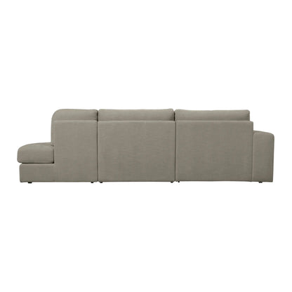vtwonen Family 2,5-Sitssoffa Rundad Höger, Warm Grey