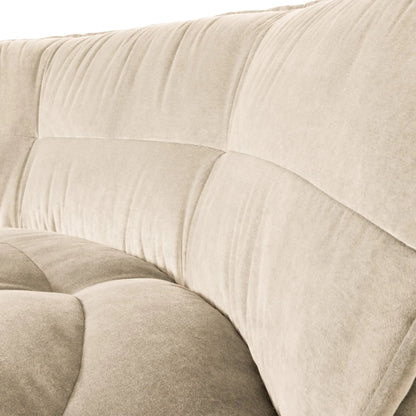 vtwonen Cluster Hörnsoffa Sammet, Beige