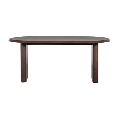 vtwonen Ellips Matbord Mangoträ 90X180 cm, Walnut