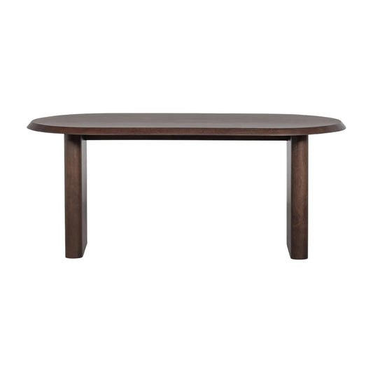 vtwonen Ellips Matbord Mangoträ 90X180 cm, Walnut