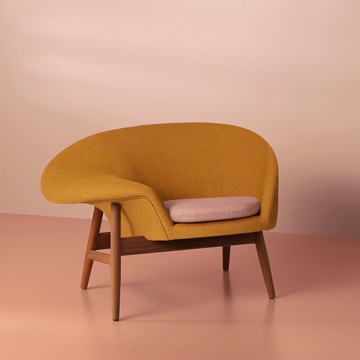 Warm Nordic Fried Egg Loungestol, Canvas 614