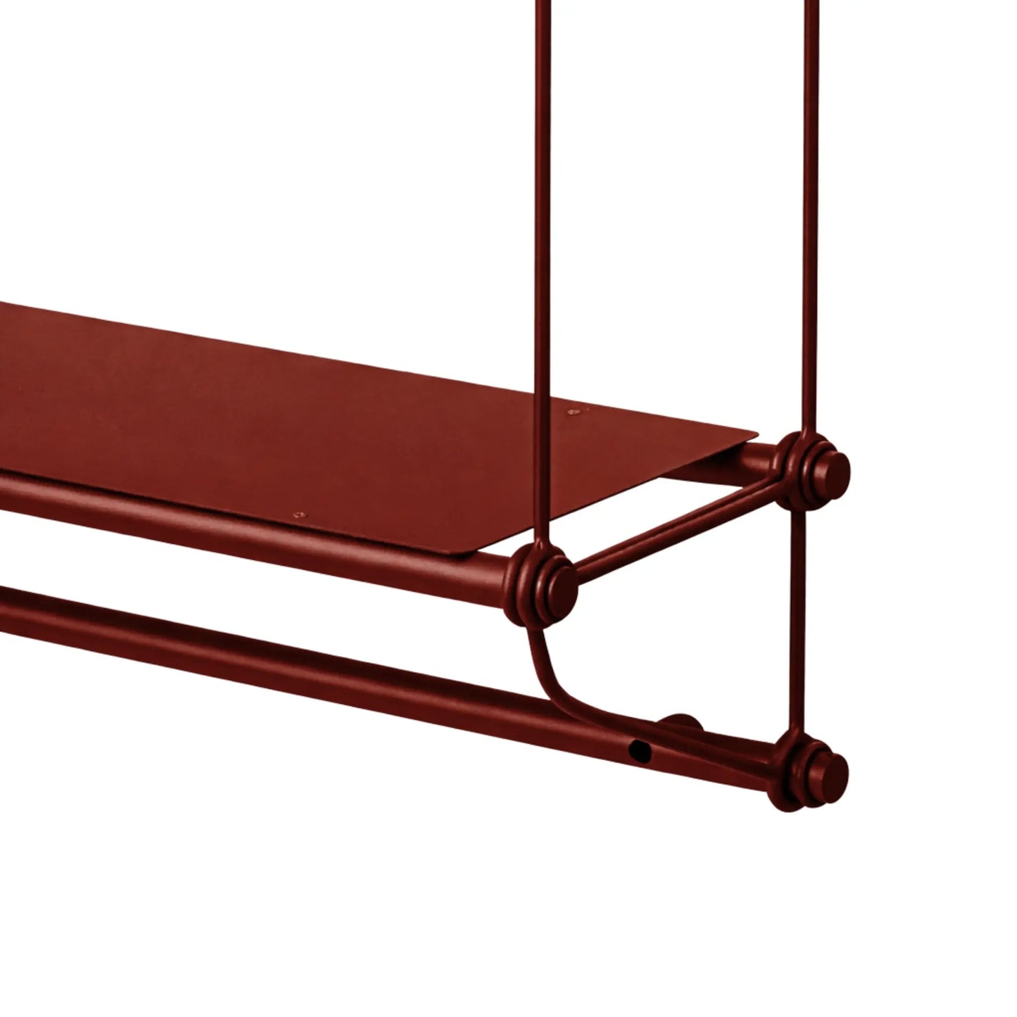 Warm Nordic Parade Hylla 3 hyllor, Red