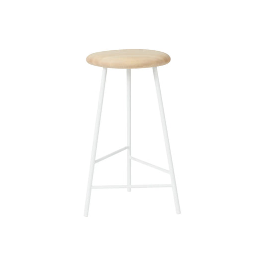 Warm Nordic Pebble Barstol, H65 Ash, White
