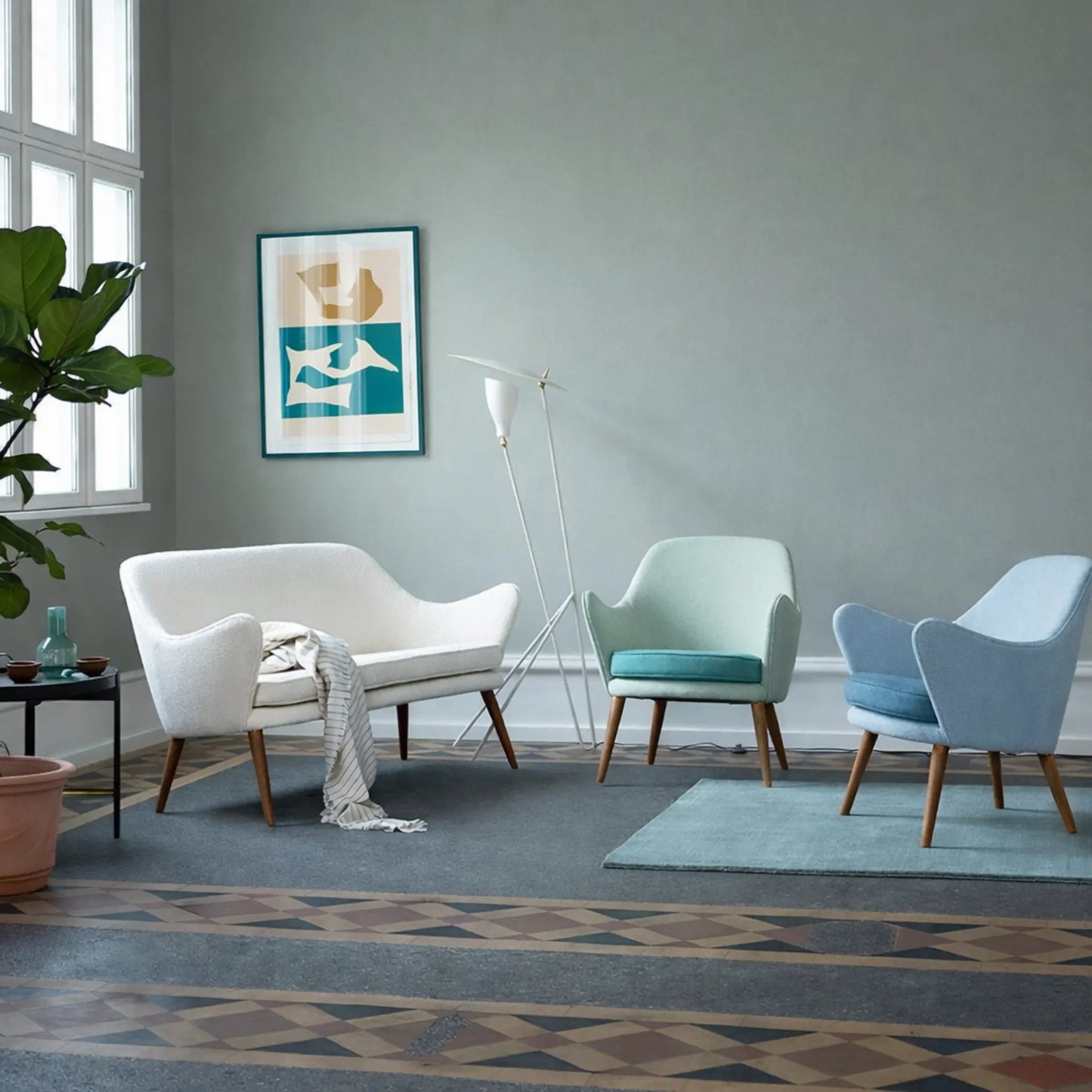 Warm Nordic Dwell Loungestol, Silk 0250