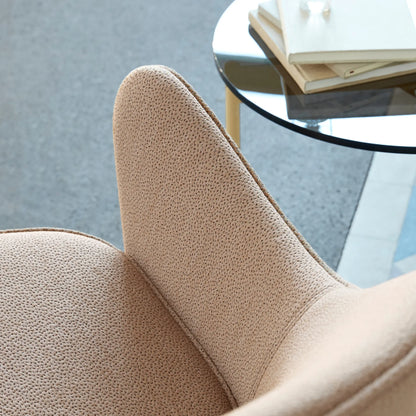 Warm Nordic From Above Soffbord Ø52, Smoke brown/Butter yellow