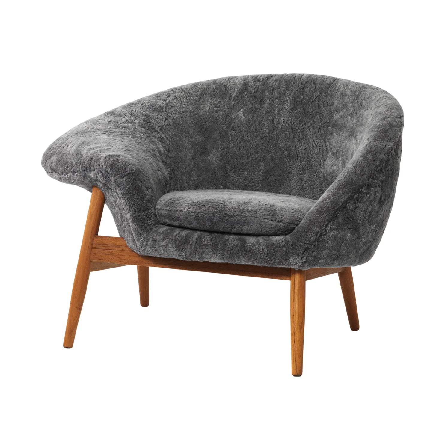 Warm Nordic Fried Egg Loungestol, Scandinavian Grey