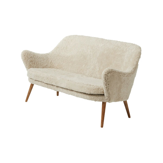 Warm Nordic Dwell 2-Sits Soffa, Sheepskin Moonlight