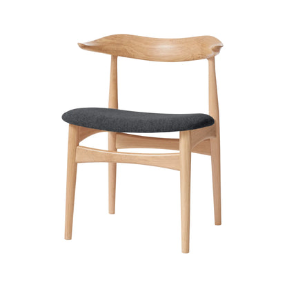 Warm Nordic Cow Horn Stol Hallingdal 180, Oak/anthracite Melange