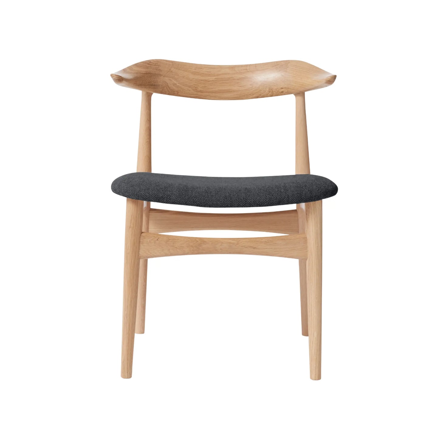 Warm Nordic Cow Horn Stol Hallingdal 180, Oak/anthracite Melange