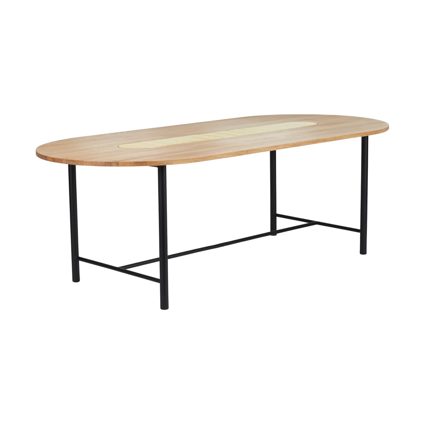 Warm Nordic Be My Guest Bord L220 Oak, Yellow