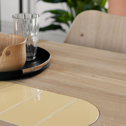 Warm Nordic Be My Guest Bord L220 Oak, Yellow