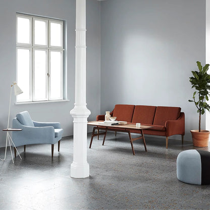 Warm Nordic Cone Golvlampa, Clear White, oak