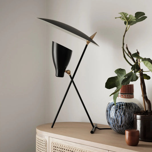 Warm Nordic Silhouette Bordslampa, Black Noir