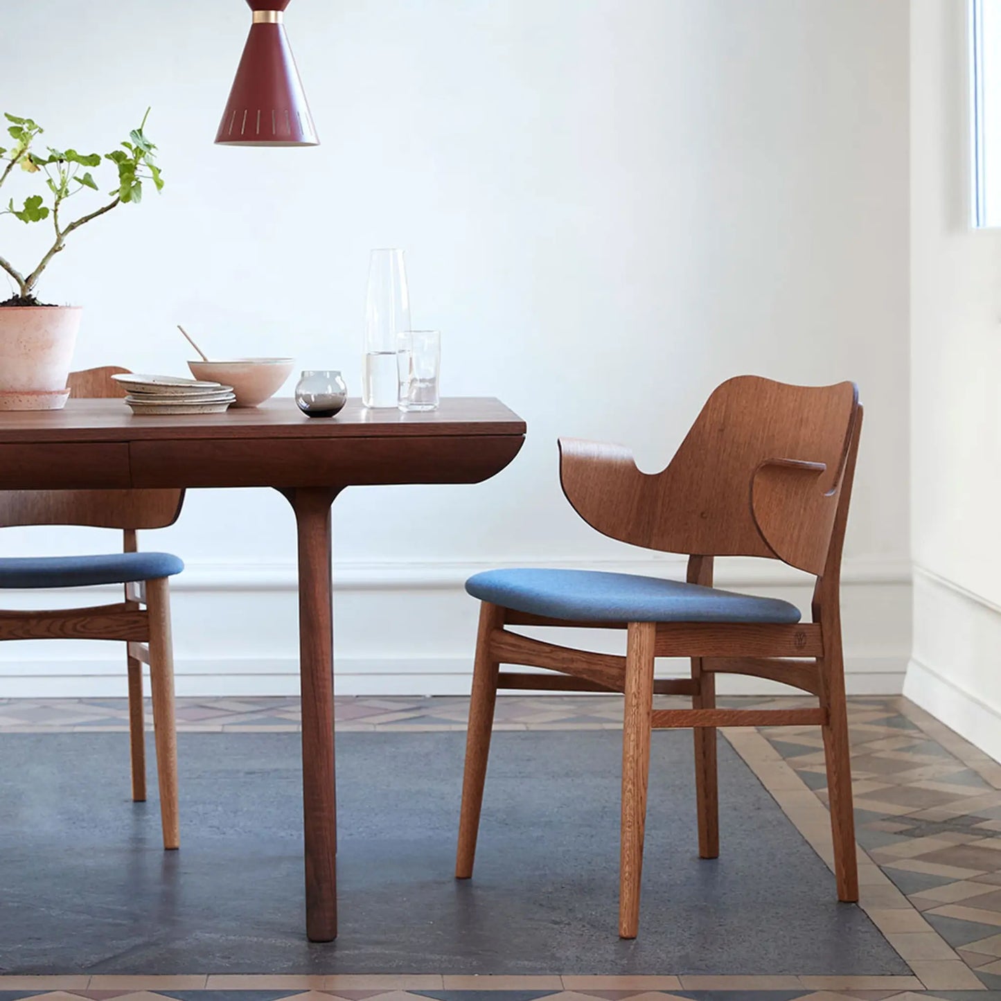 Warm Nordic Gesture Matstol Canvas 734, Teak Oak