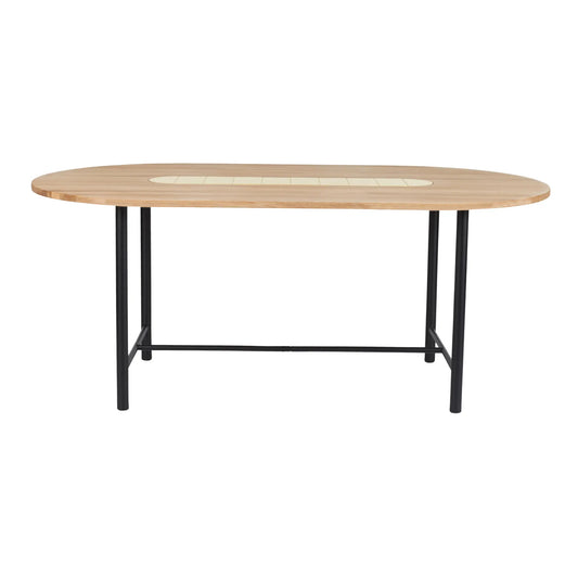 Warm Nordic Be My Guest Bord L180 Oak, Yellow